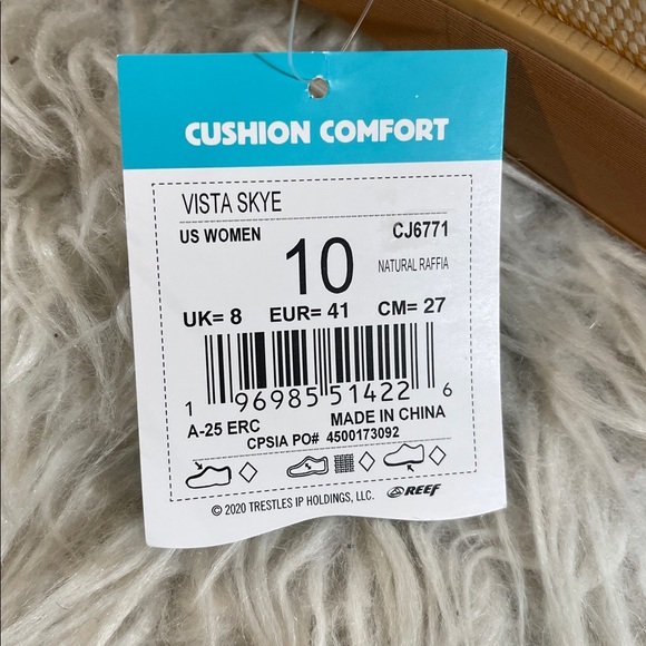 REEF Vista Skye Slip On Clog Shoe Size 10 New - Picture 13 of 16